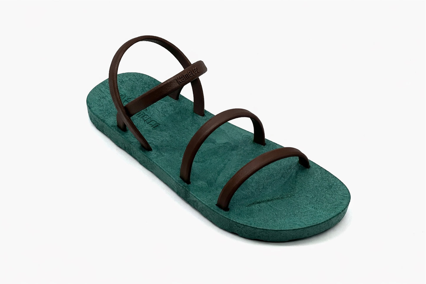 Twin Slim Green Sole Brown Strap