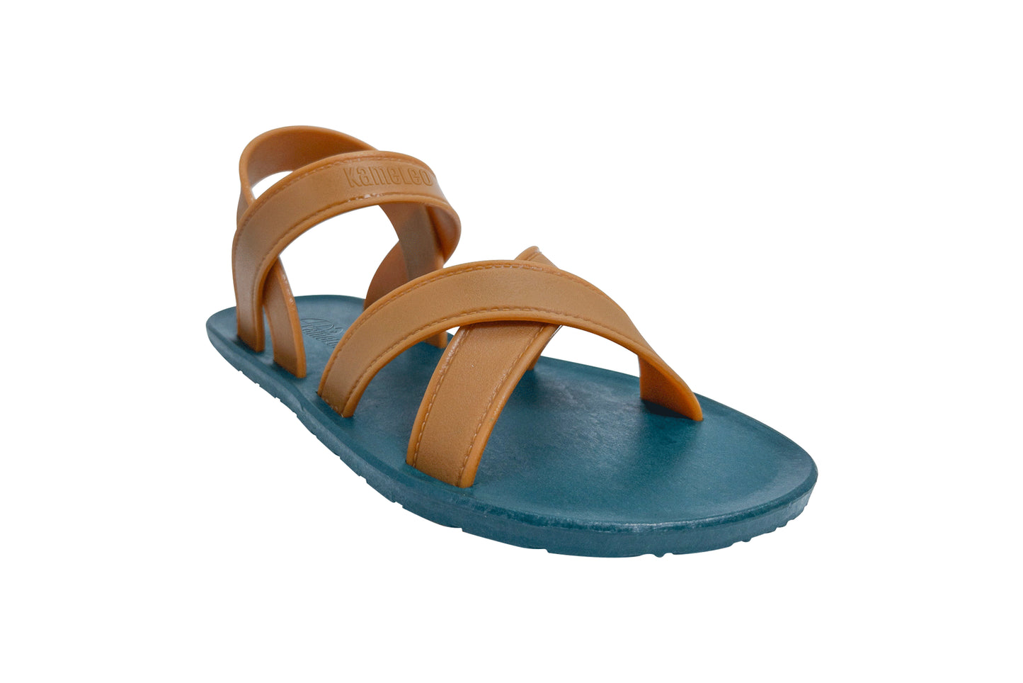 Cross Plus Kids Green Sole Caramel Strap