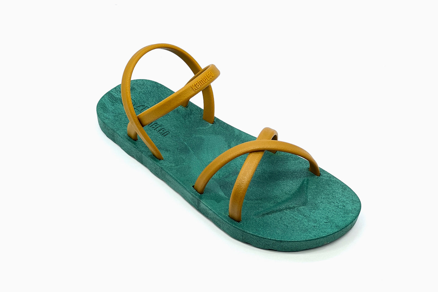 Cross Slim Green Sole Caramel Strap