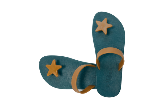 Poppi Star Green Sole Caramel Strap