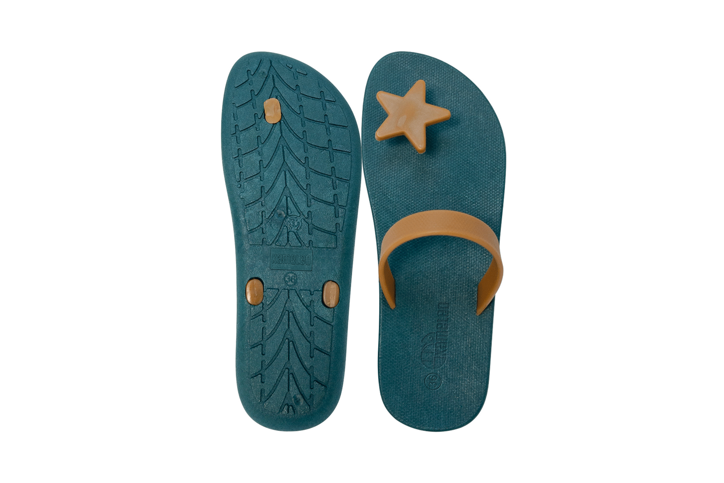 Poppi Star Green Sole Caramel Strap