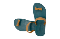 Poppi Bow Green Sole Caramel Strap