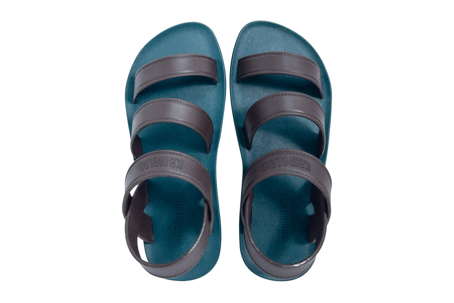 Twin Plus Green Sole Brown Strap