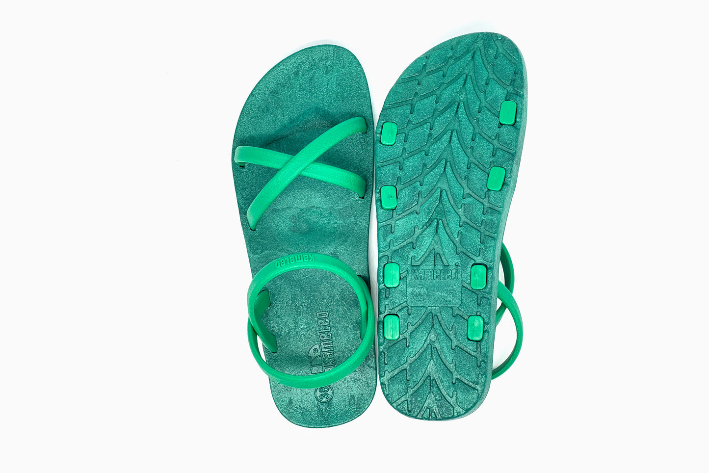 Cross Slim Green Sole Green Strap