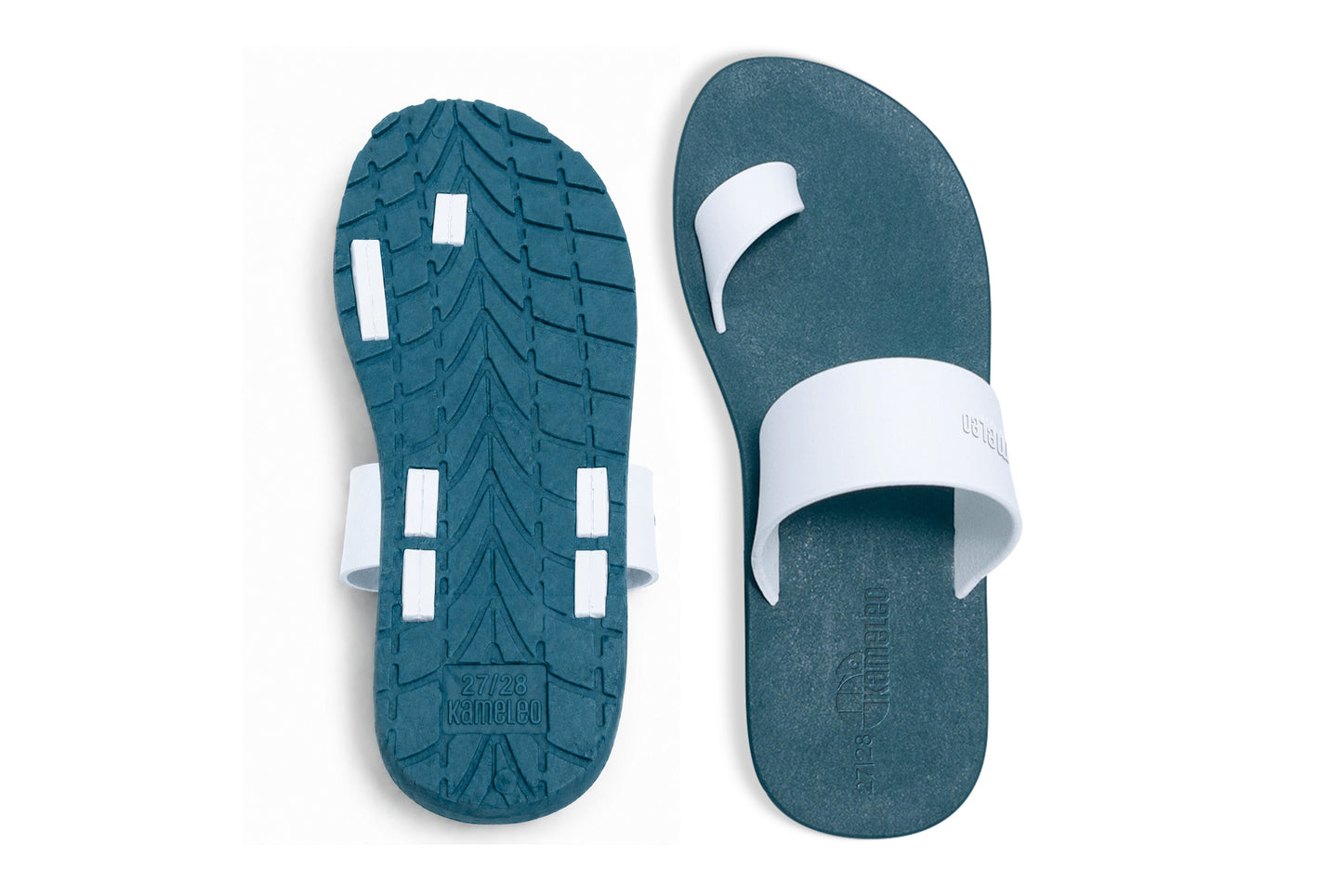 Pop Thumb Kids Green Sole White Strap