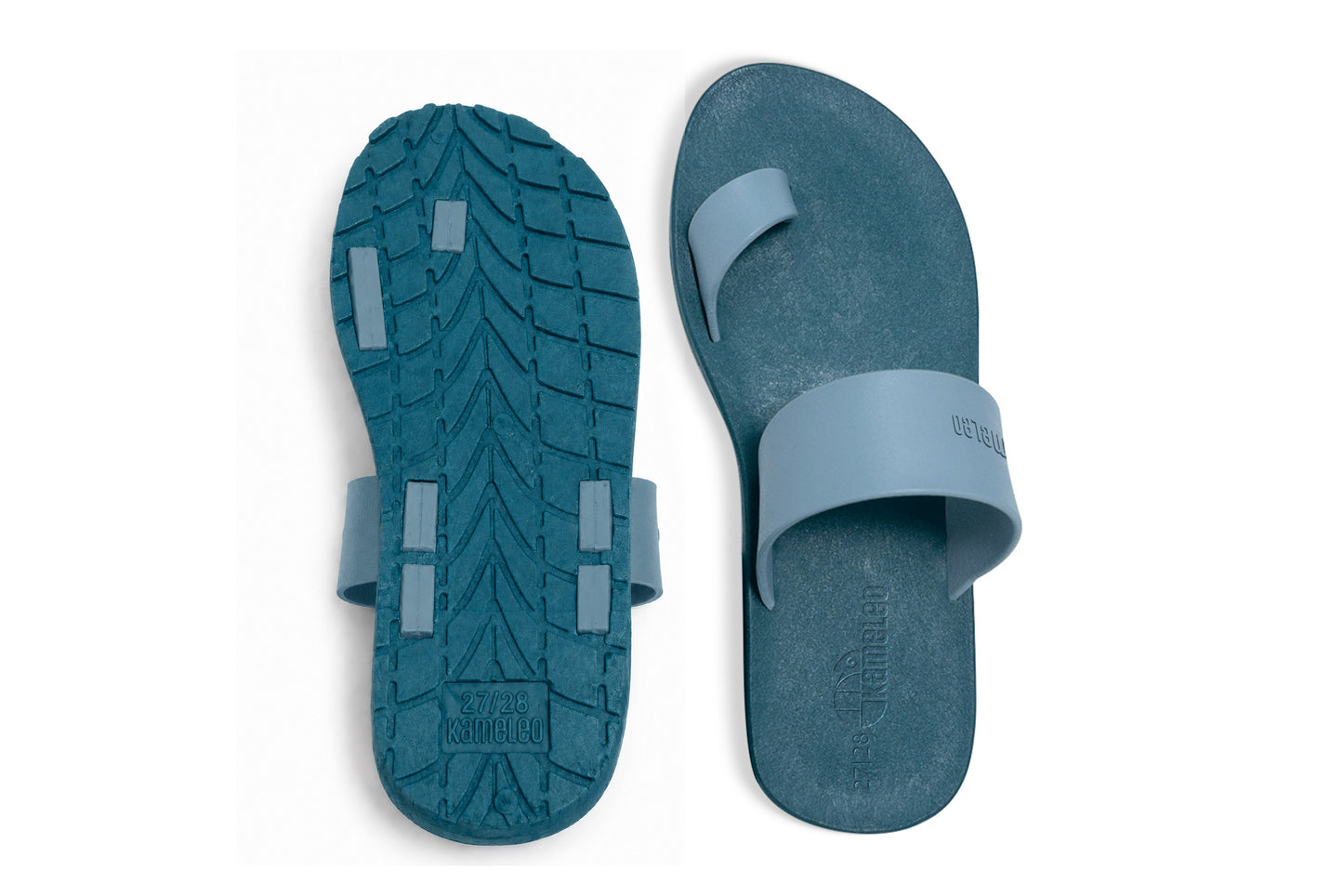 Pop Thumb Kids Green Sole Grey Strap