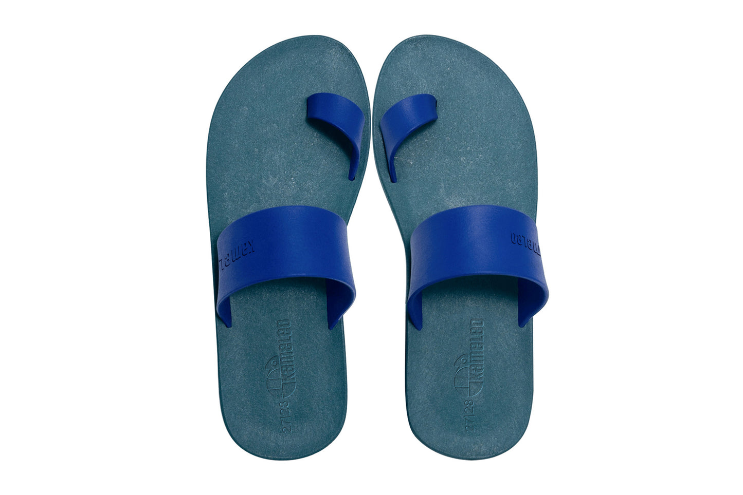 Pop Thumb Kids Green Sole Blue Strap