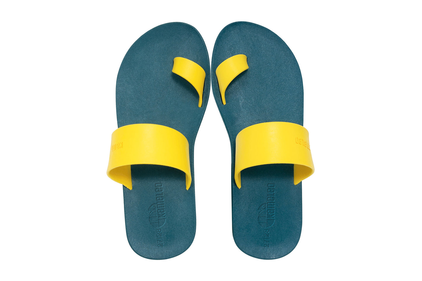 Pop Thumb Kids Green Sole Yellow Strap