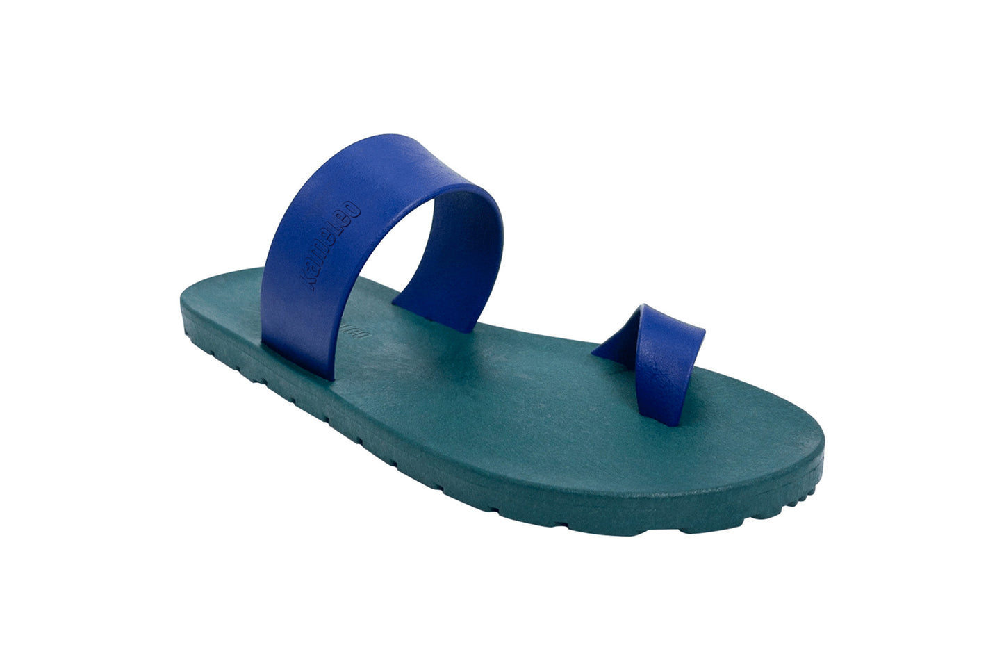 Pop Thumb Kids Green Sole Blue Strap