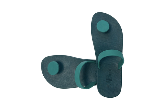 Poppi Dot Green Sole Green Strap
