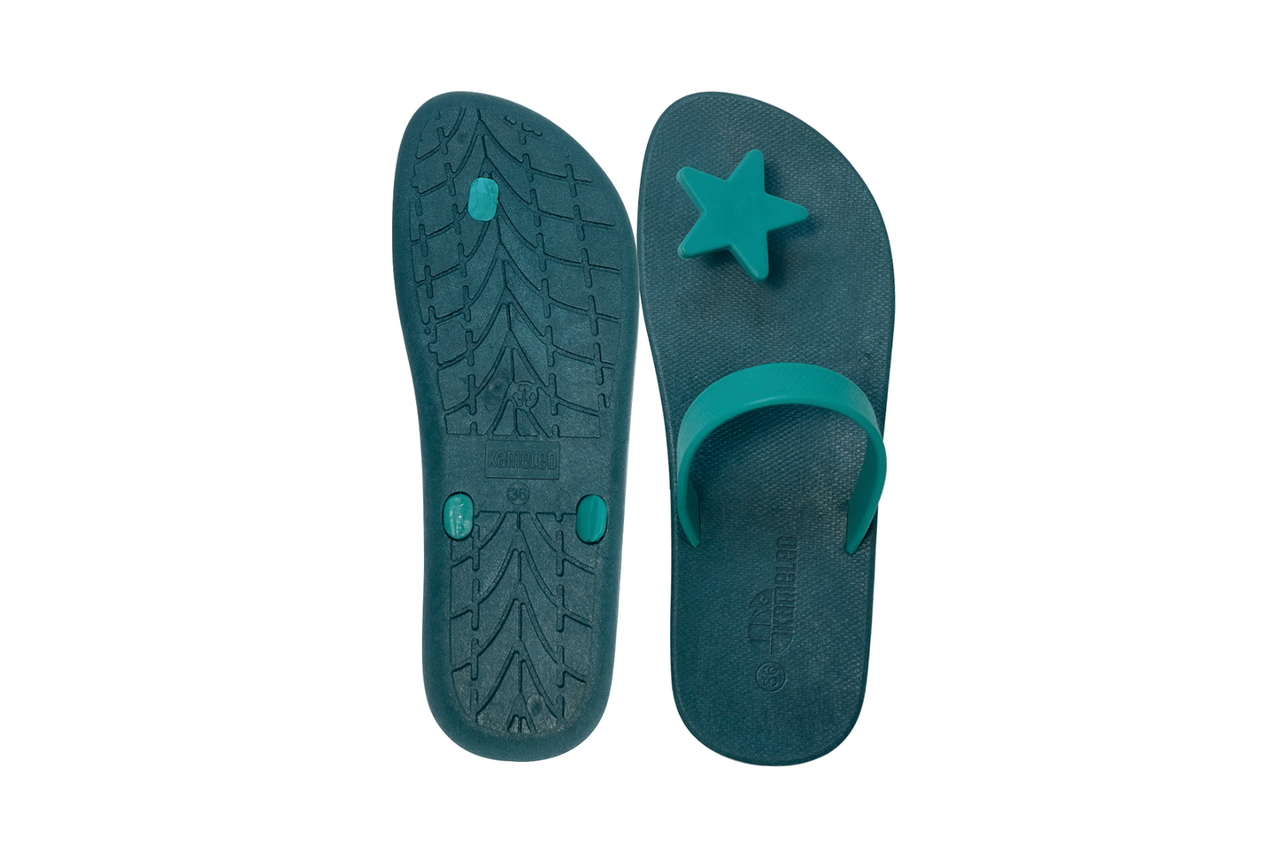 Poppi Star Green Sole Green Strap
