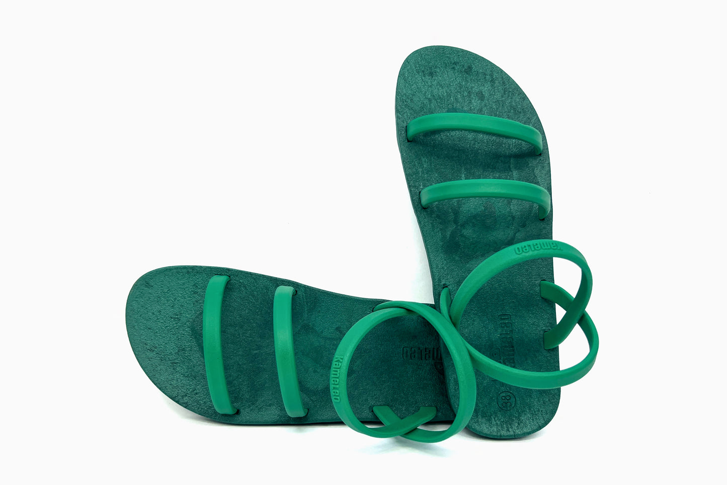 Twin Slim Green Sole Green Strap