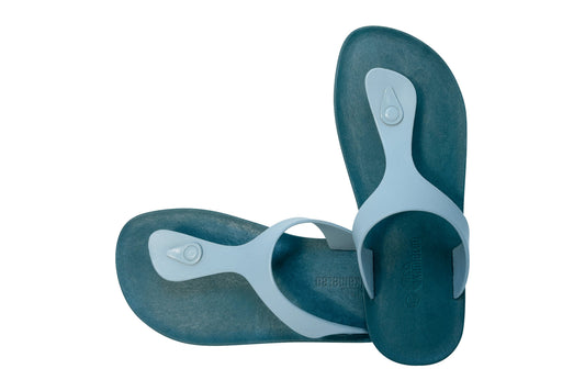 Candy Green Sole Grey Strap