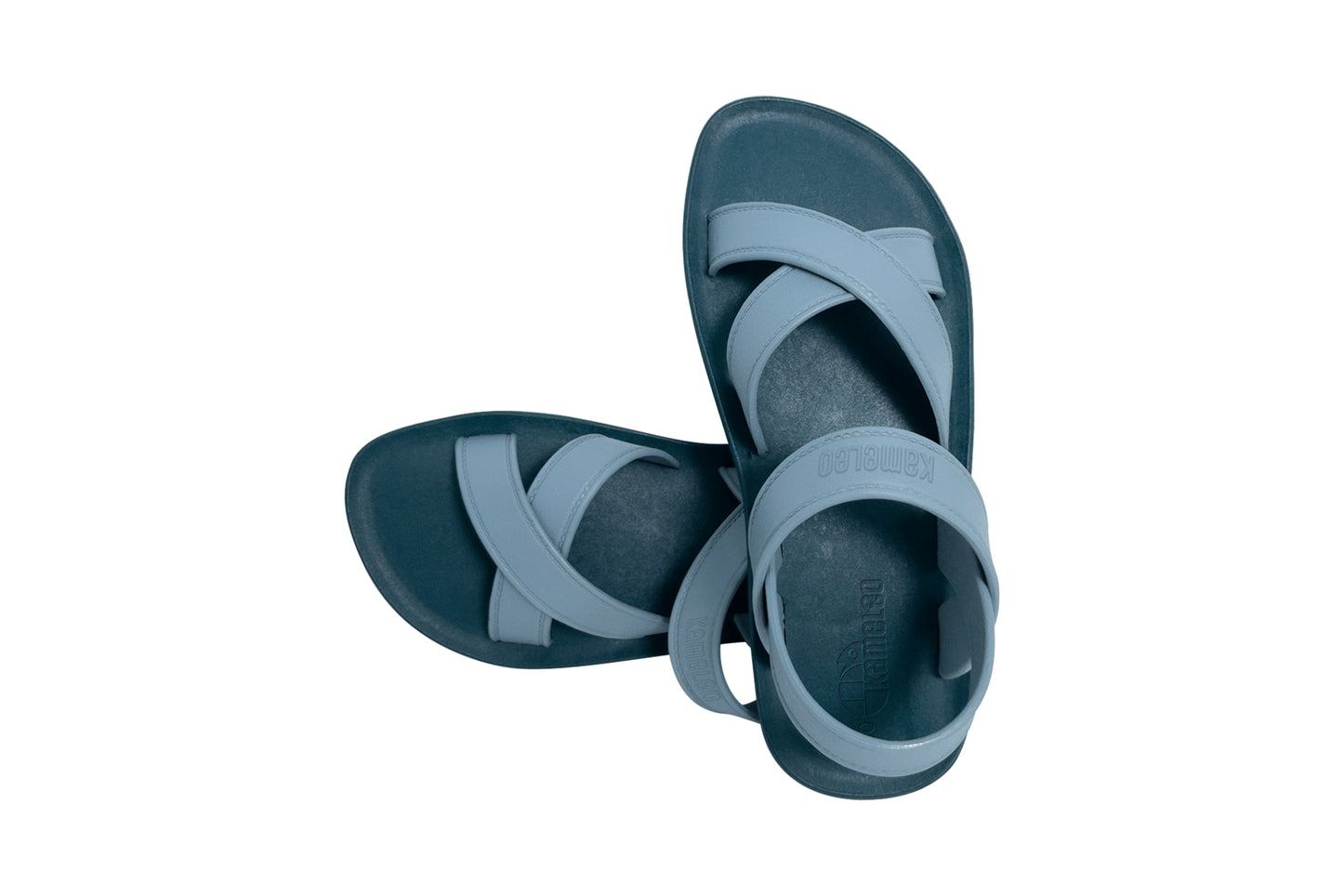 Cross Plus Kids Green Sole Grey Strap