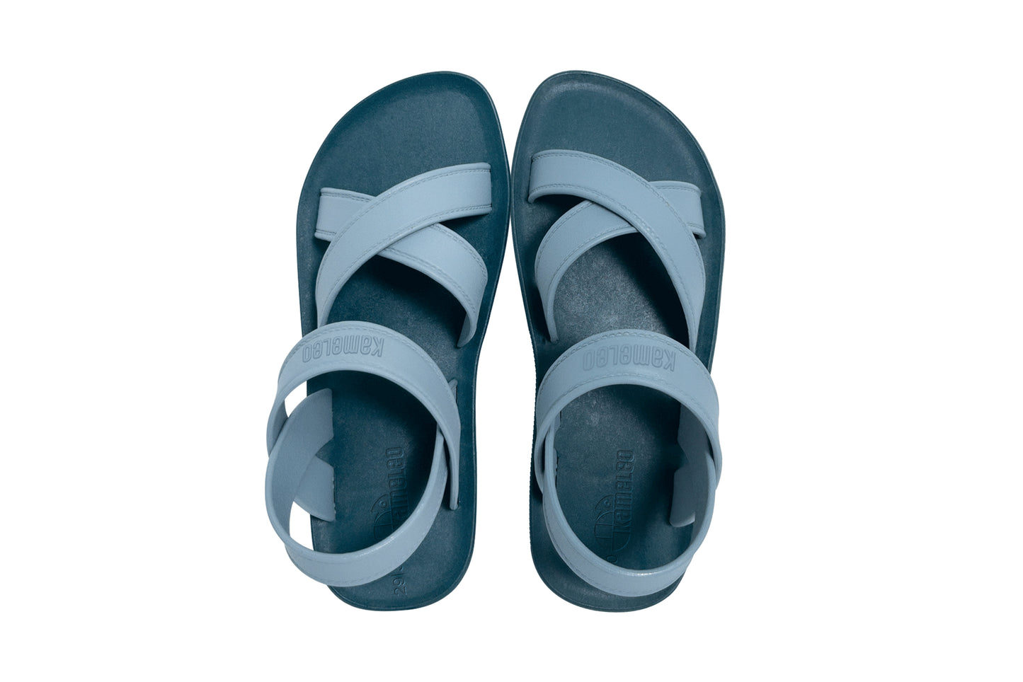 Cross Plus Kids Green Sole Grey Strap