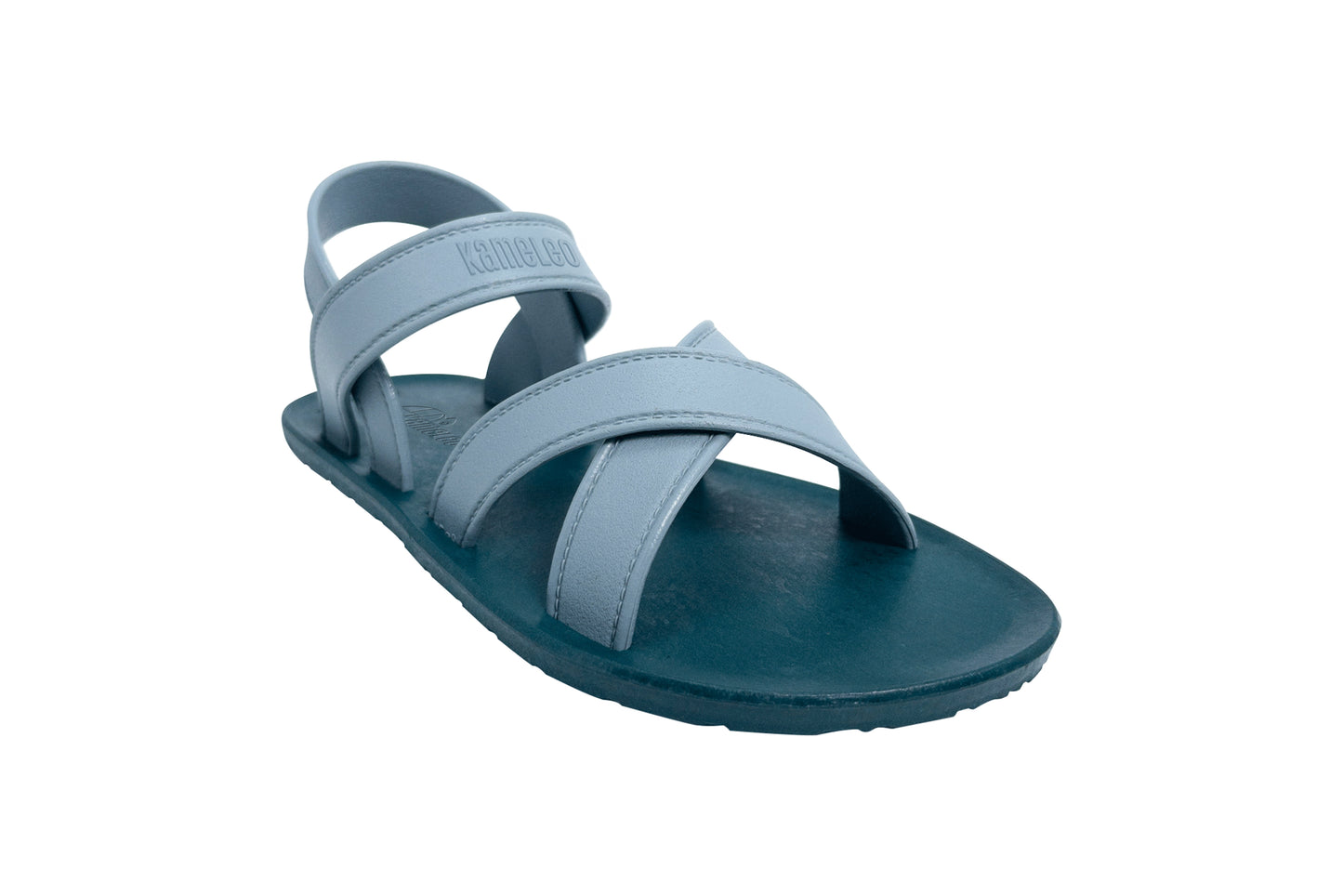 Cross Plus Kids Green Sole Grey Strap