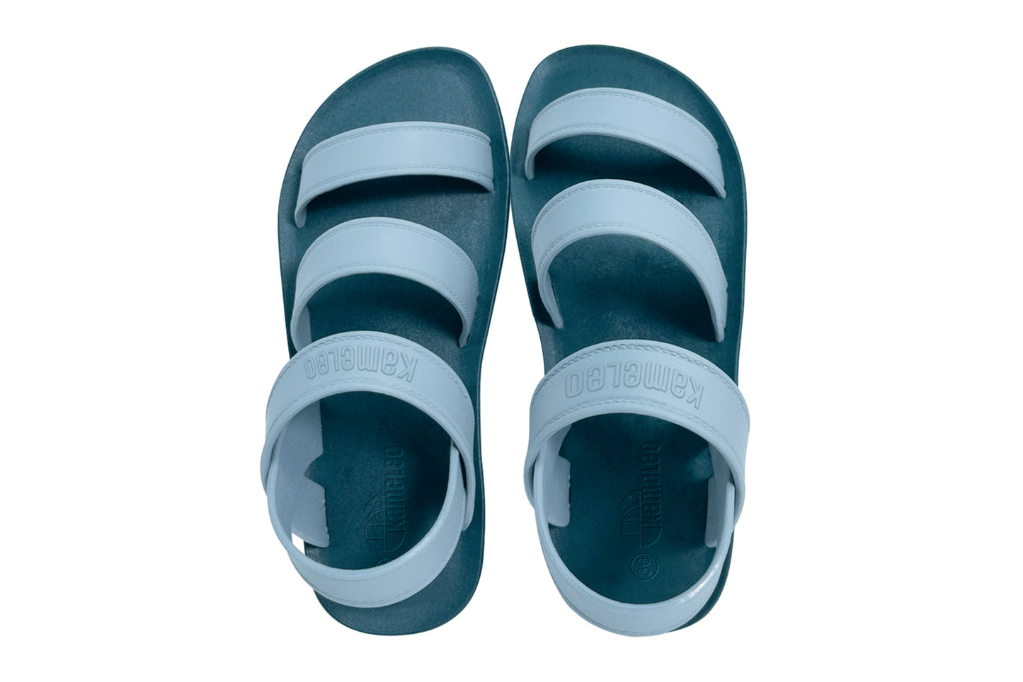 Twin Plus Green Sole Grey Strap