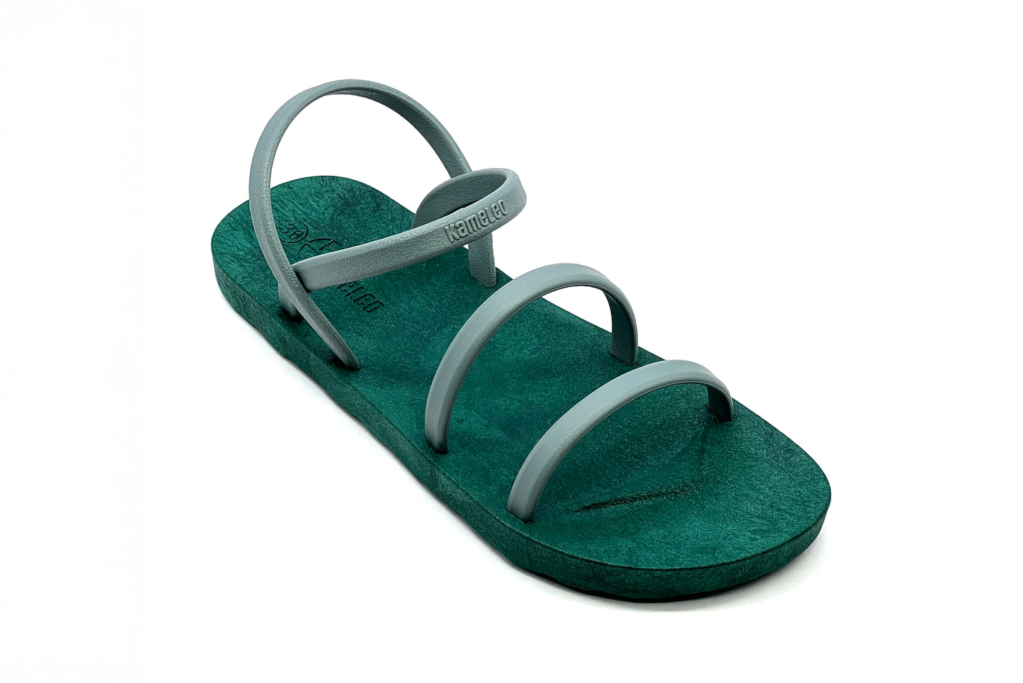 Twin Slim Green Sole Grey Strap