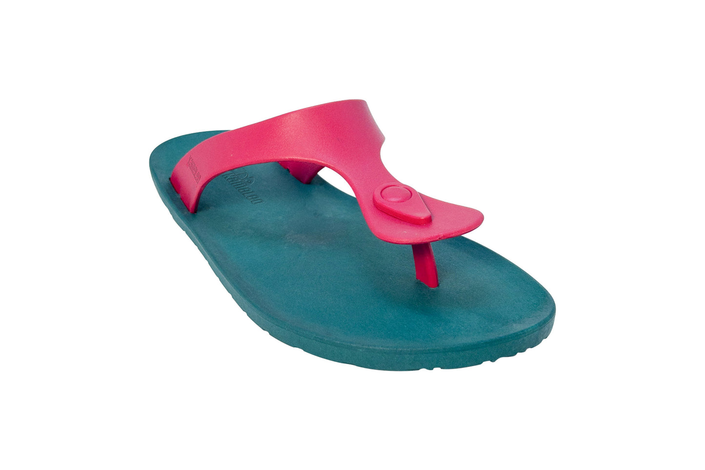 Candy Green Sole Pink Strap
