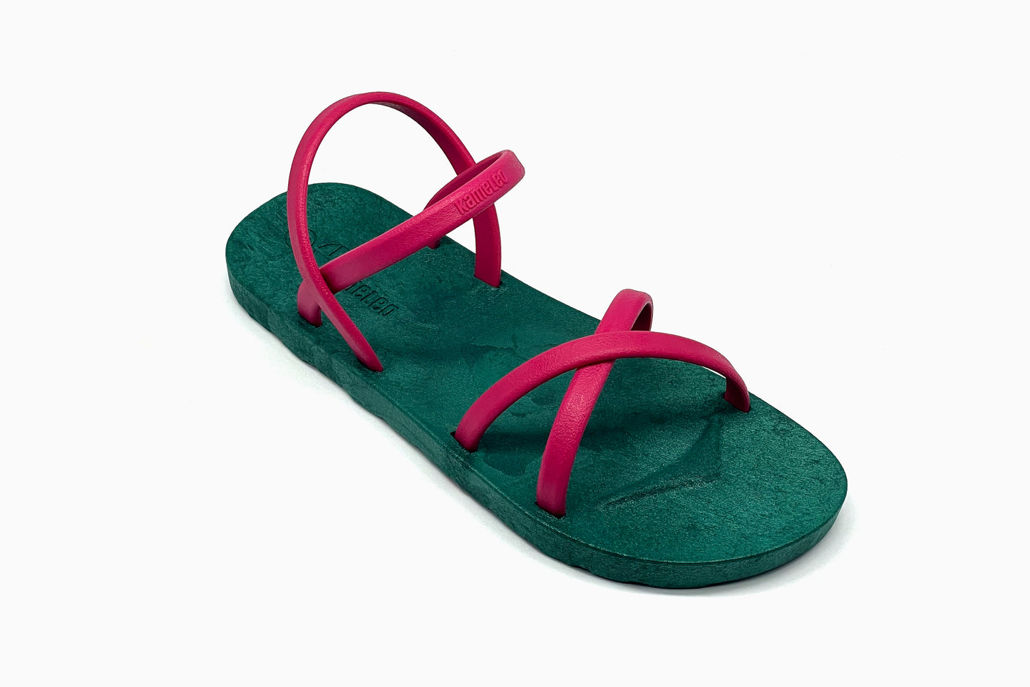 Cross Slim Green Sole Pink Strap