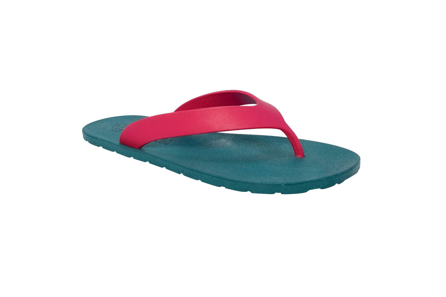 Flippy Green Sole Pink Strap