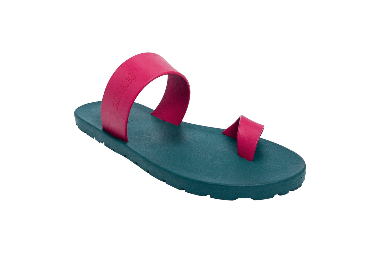 Pop Thumb Green Sole Pink Strap