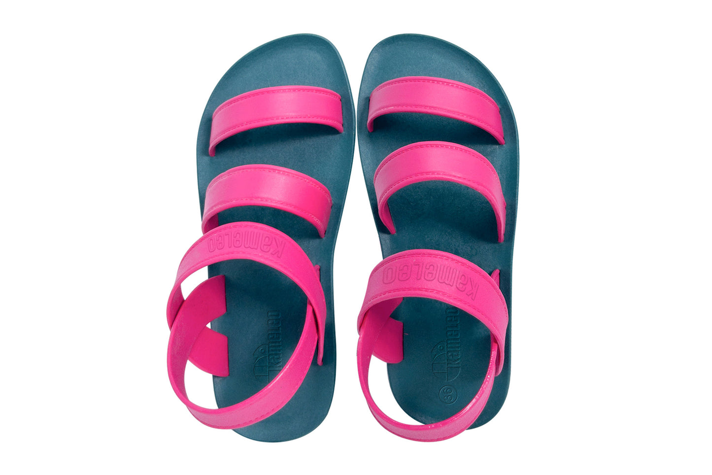Twin Plus Green Sole Pink Strap