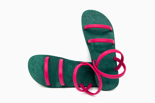 Twin Slim Green Sole Pink Strap