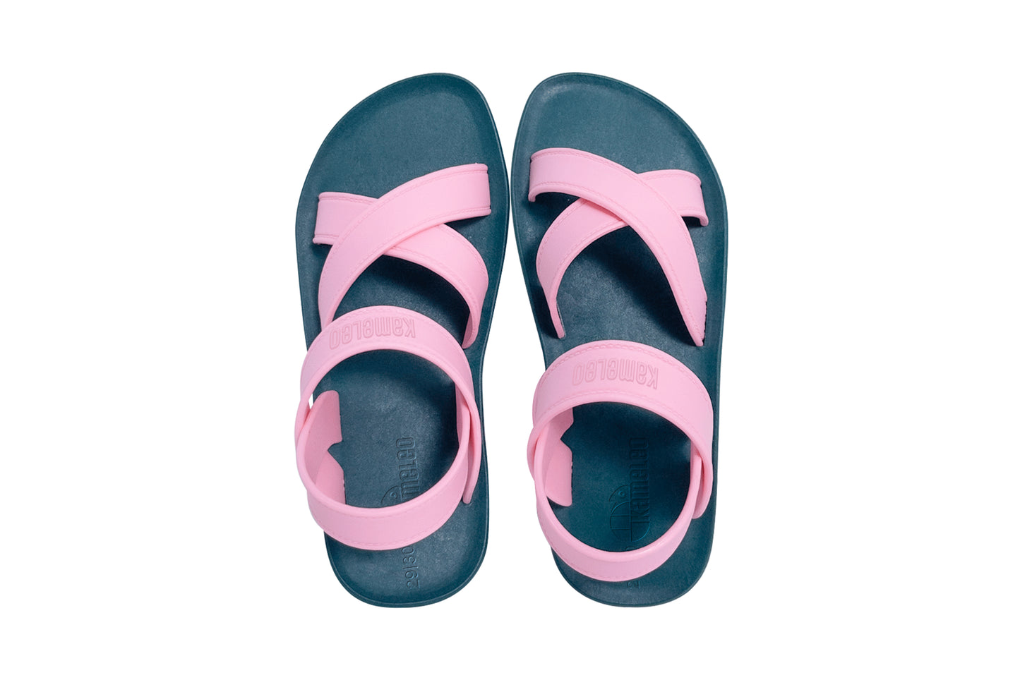 Cross Plus Kids Green Sole LightPink Strap