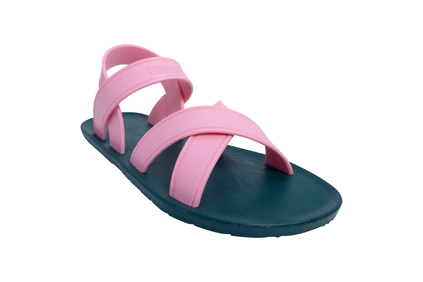 Cross Plus Kids Green Sole LightPink Strap