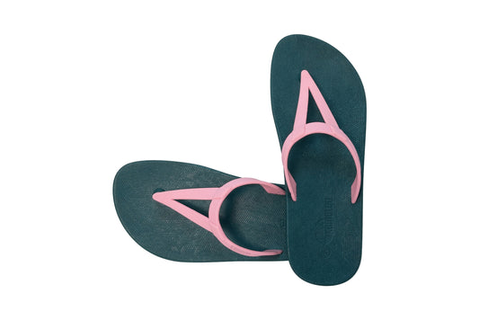 Eiffel Green Sole LightPink Strap