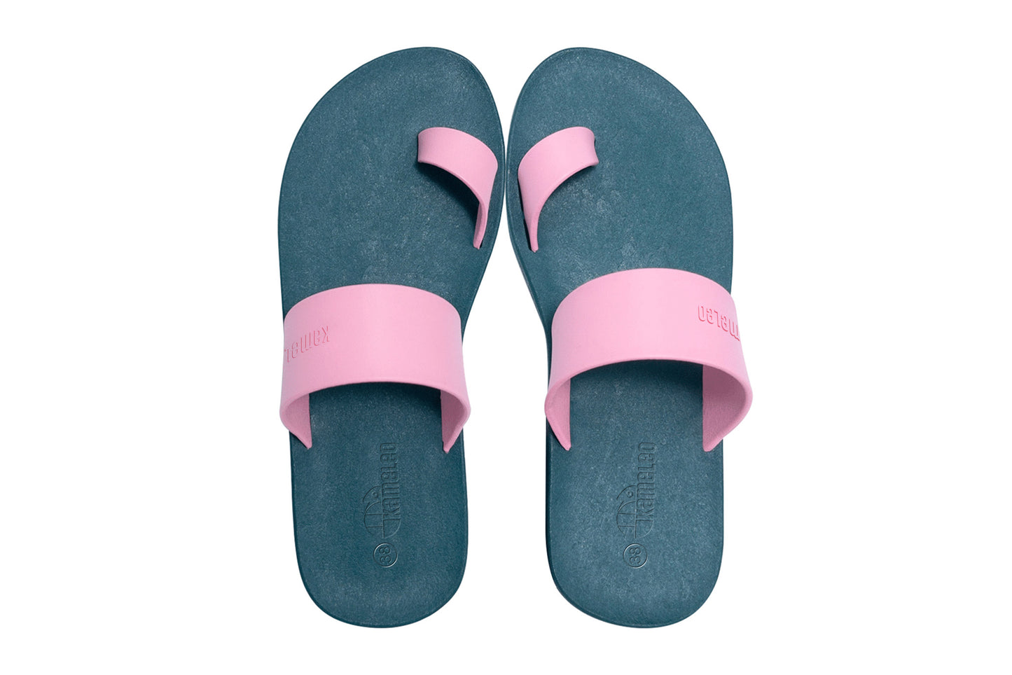 Pop Thumb Green Sole LightPink Strap