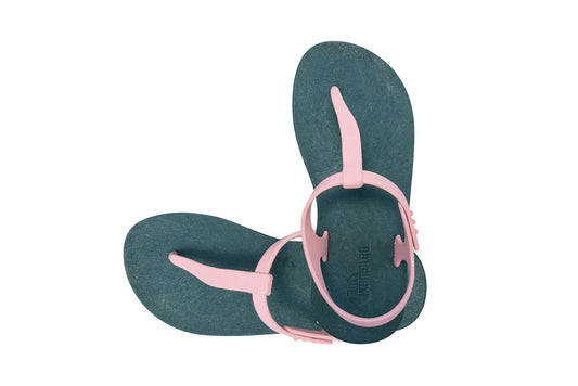 Saily Green Sole LightPink Strap