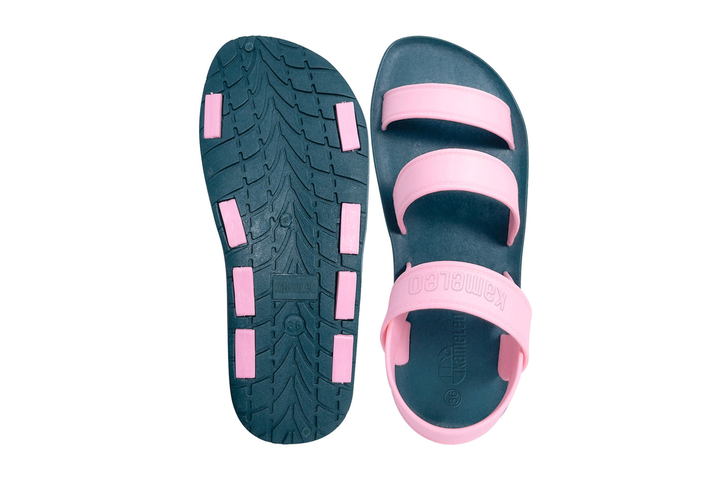 Twin Plus Green Sole LightPink Strap