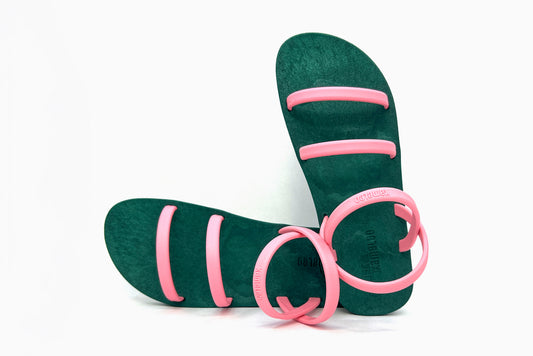 Twin Slim Green Sole LightPink Strap