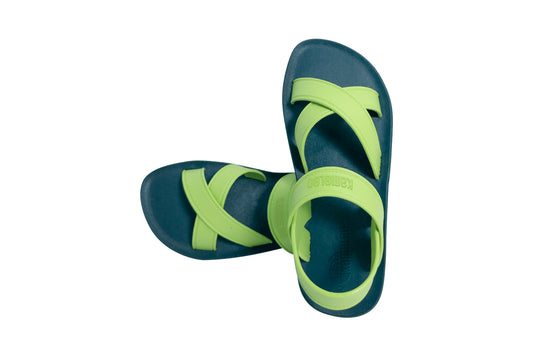 Cross Plus Kids Green Sole Lime Strap