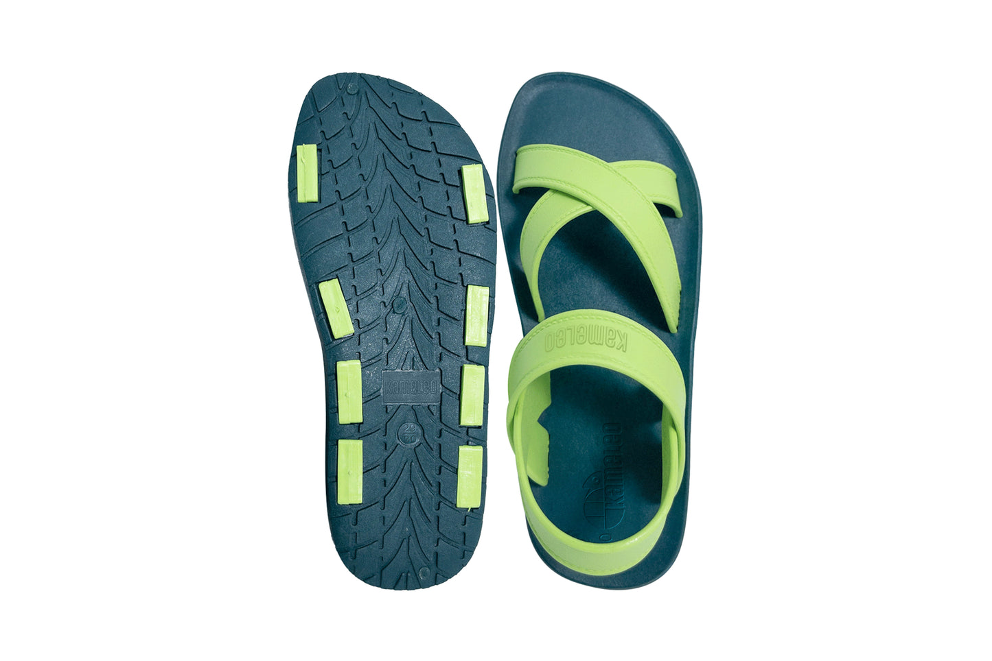 Cross Plus Kids Green Sole Lime Strap