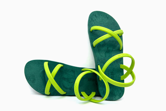 Cross Slim Green Sole Lime Strap