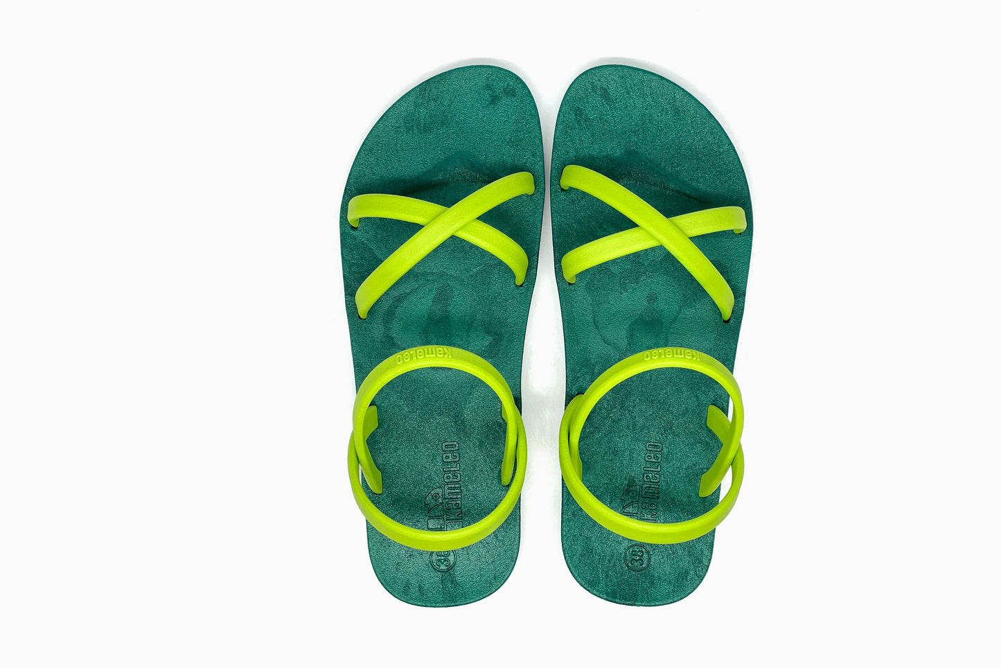 Cross Slim Green Sole Lime Strap