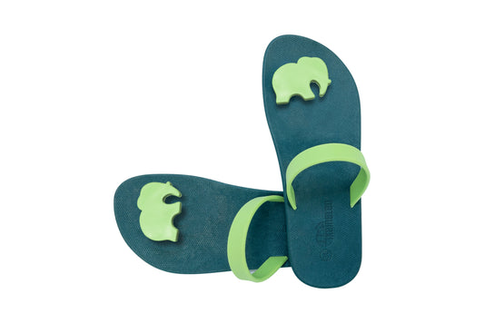 Poppi Ellie Green Sole Lime Strap