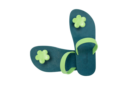 Poppi Flora Green Sole Lime Strap