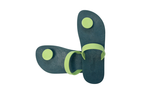 Poppi Dot Green Sole Lime Strap