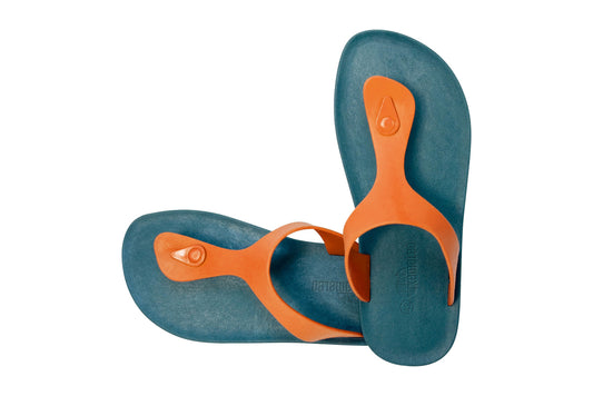 Candy Green Sole Orange Strap