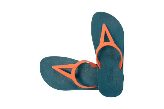Eiffel Green Sole Orange Strap
