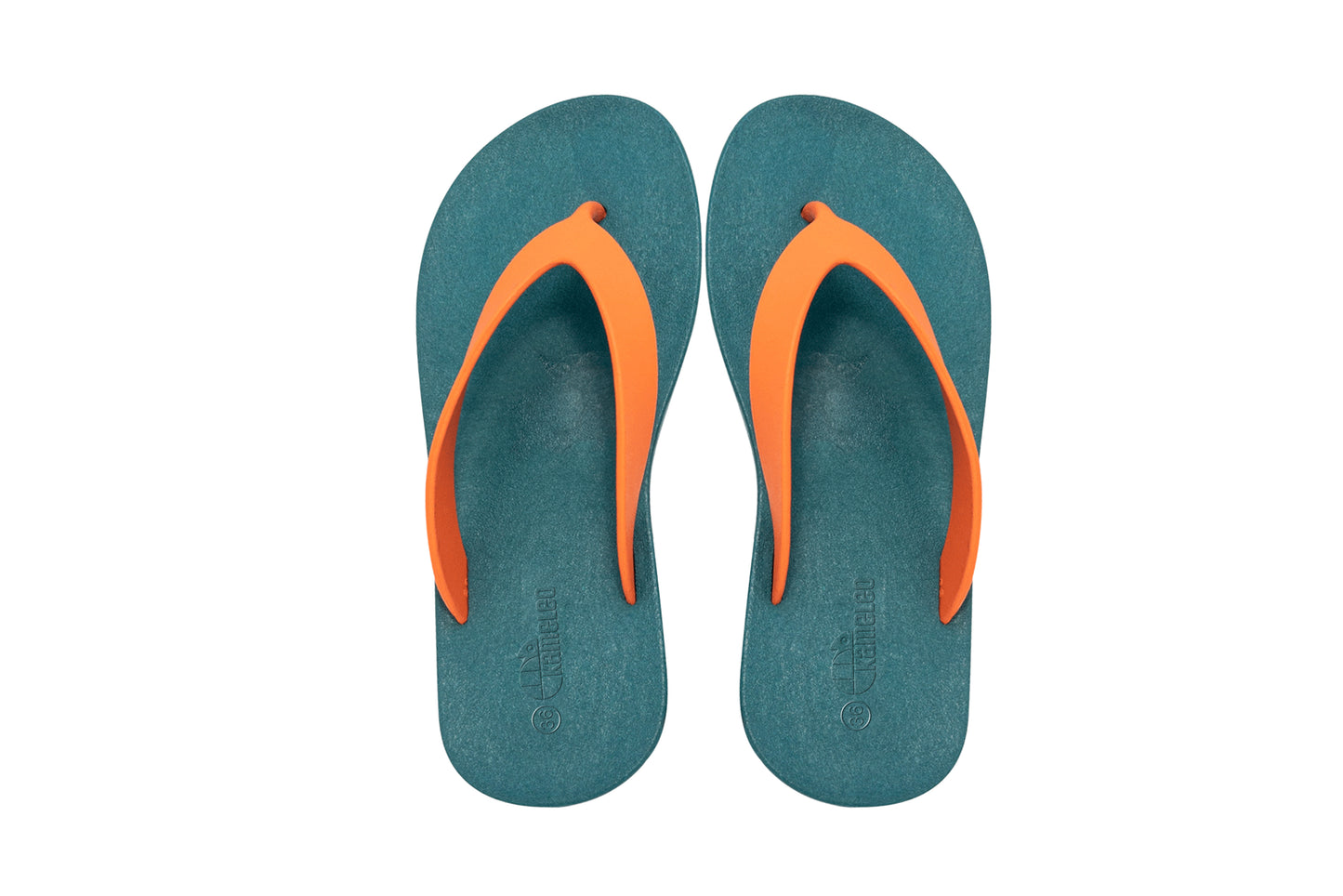 Flippy Green Sole Orange Strap