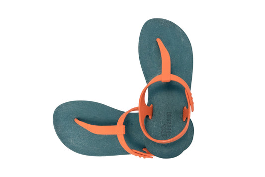 Saily Green Sole Orange Strap