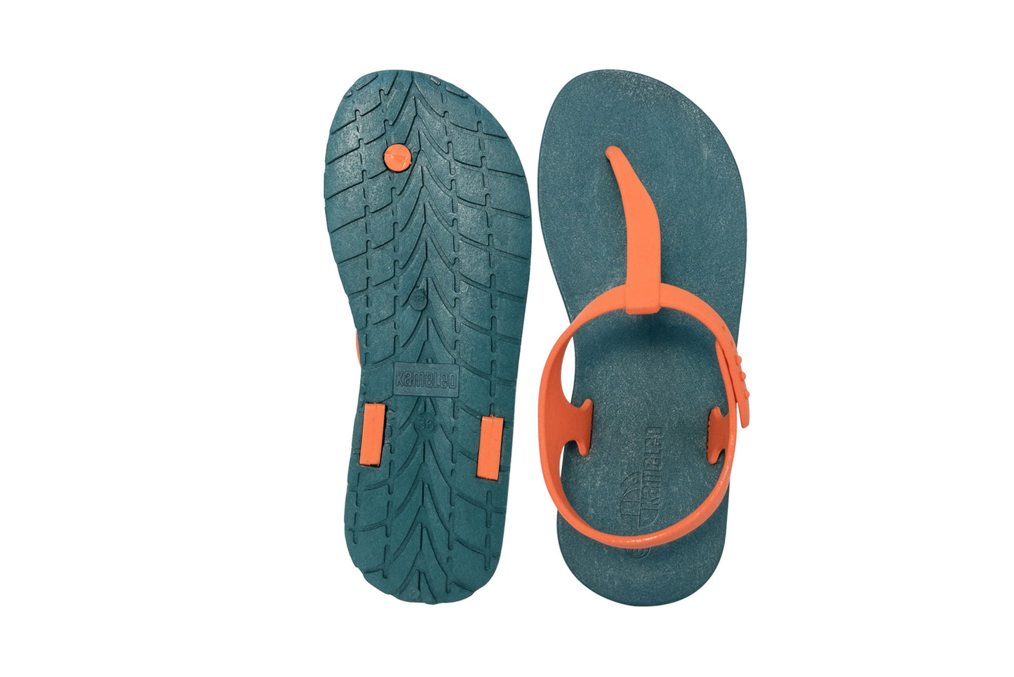 Saily Green Sole Orange Strap