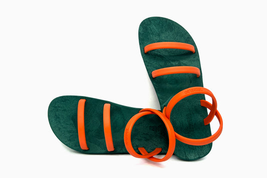 Twin Slim Green Sole Orange Strap