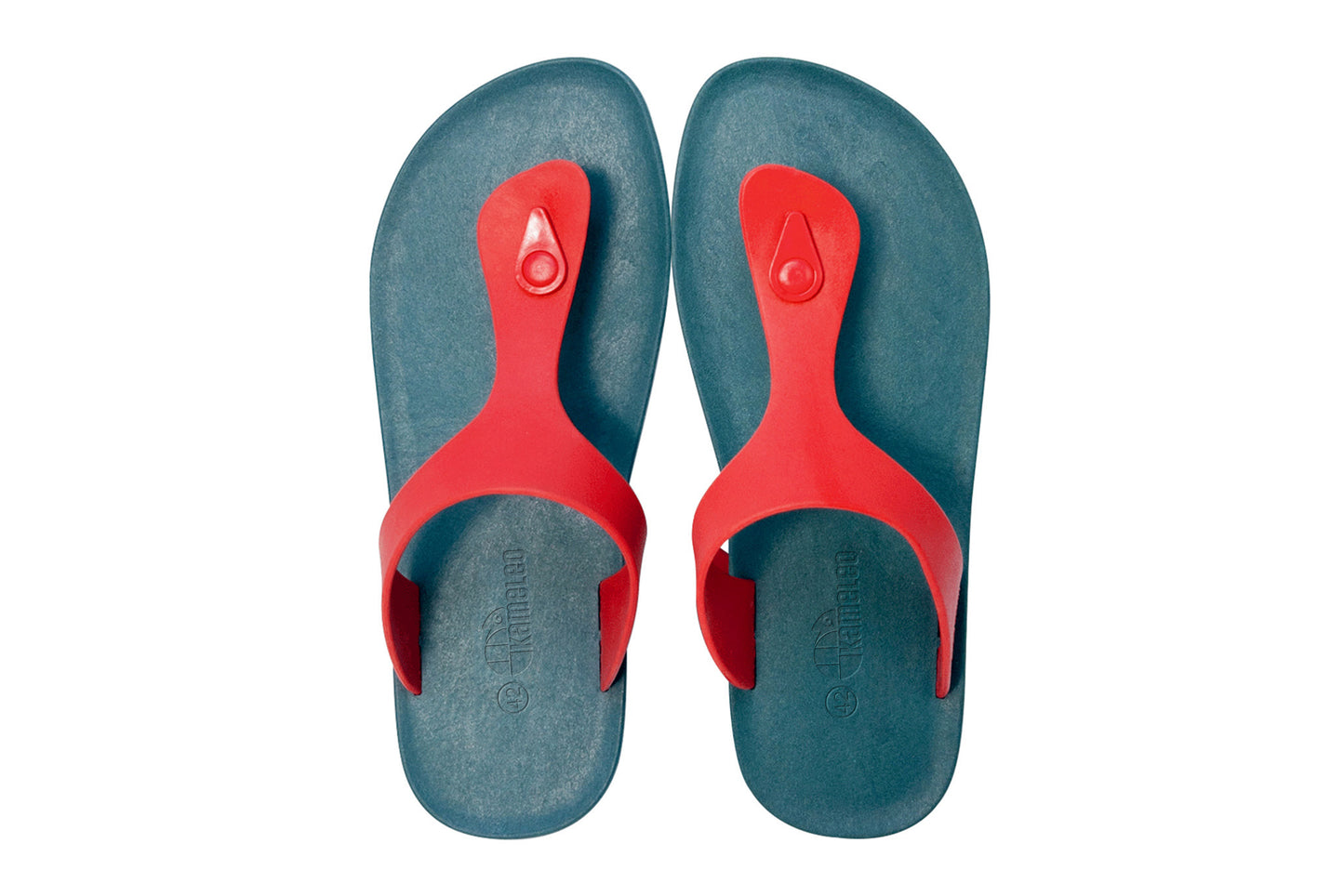 Candy Green Sole Red Strap