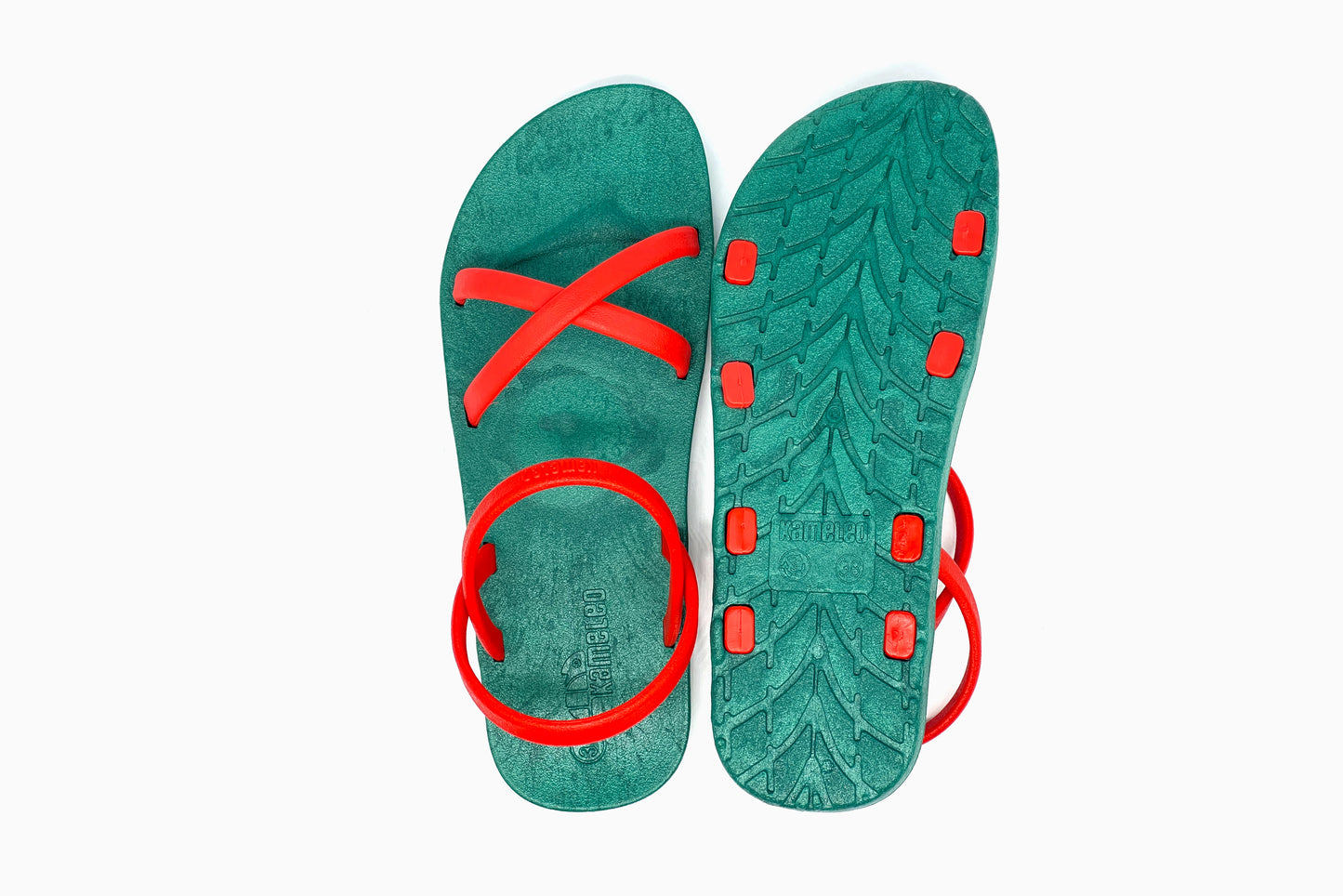 Cross Slim Green Sole Red Strap